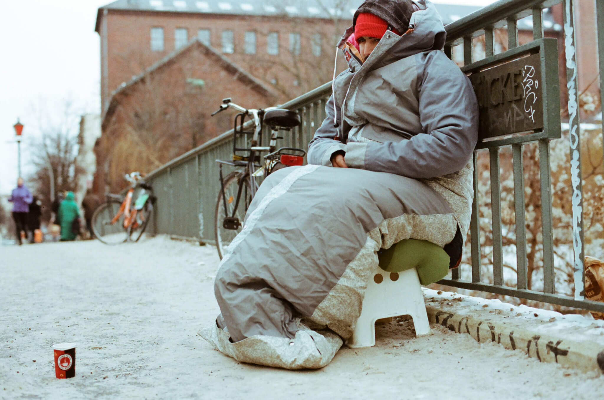 Een voorbeeld van een sheltersuit